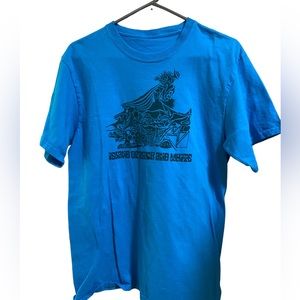 MINTY Island of Bland and White Blue REGGAE Band Men’s M T-Shirt Sacramento CA